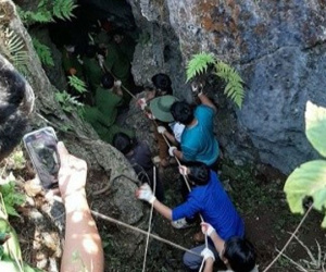 Nam thanh niên tử vong vì rơi xuống hang sâu 147m khi đi tìm đá quý