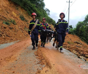 Công binh sẽ nổ mìn phá đá vào thủy điện Rào Trăng 3