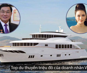 Nhìn lại những du thuyền lên tới vài triệu đô đắt giá của giới doanh nhân Việt, có chiếc lên tới cả trăm tỉ khiến dân tình gọi luôn 'biệt thự trên biển'