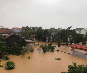 Hàng loạt hồ chứa ở miền Trung đang xả lũ