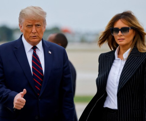 Melania tái xuất sau khi nhiễm nCoV