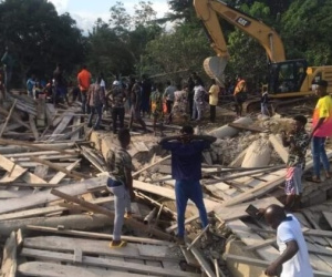 Sập nhà thờ ở Ghana, 18 người thiệt mạng