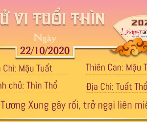 Tử vi thứ 5 ngày 22/10/2020 của 12 con giáp: Tý kinh doanh lời lãi, Thìn gặp trở ngại