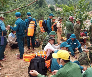 Tìm thấy thi thể 3 anh em ruột bị núi sạt lở vùi lấp ở Quảng Bình