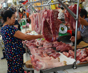 Giá thịt lợn hơi tăng nhẹ