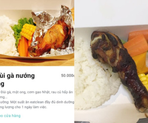 Đặt mua đùi gà nướng mật ong, cô gái nhận về sản phẩm 'sầu hết cả lòng'