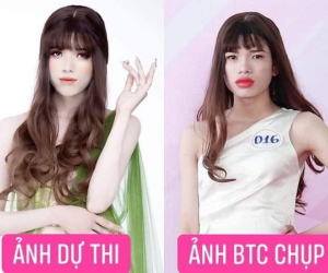 Xuất hiện thí sinh ảnh dự thi khác 'một trời một vực' so với hình BTC người đẹp chuyển giới đăng, chính chủ đáp trả nhưng có hợp lý?
