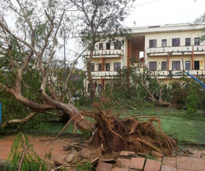 Bão Molave khiến 1,7 triệu hộ bị mất điện