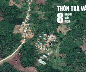 Ảnh vệ tinh 2 khu vực sạt lở kinh hoàng vùi lấp 53 người ở Quảng Nam
