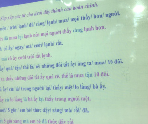 Bài tập ghép chữ tiếng Việt khiến chính người Việt phải rơi vào... 'trầm cảm'