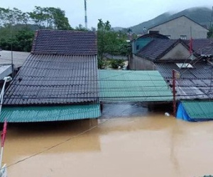 Nghệ An: 5 người chết, mất tích do mưa lũ, nhiều trường cho học sinh nghỉ học
