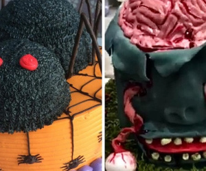 Những chiếc bánh gato quái dị mùa Halloween khiến người nhìn giật mình
