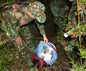 Bộ đội biên phòng truy bắt nhóm đối tượng vận chuyển heroin trong đêm