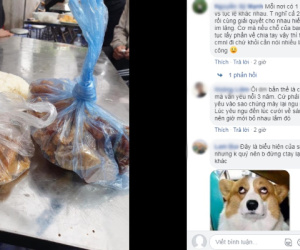 Đi ăn giỗ nhà bạn thân của người yêu, anh chàng tìm hẳn bao to bỏ đồ thừa mang về khiến cô người yêu mất mặt đòi chia tay, dân mạng tranh cãi về chuyện đúng hay sai?