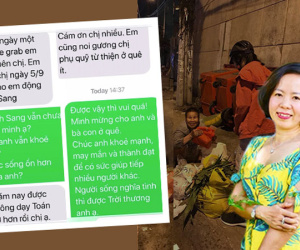 Tặng tài xế grab quà trung thu, người phụ nữ không ngờ cứ mỗi năm lại nhận được tin nhắn có nội dung đặc biệt
