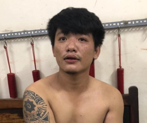 'Ngáo đá' làm gãy tay một trung uý công an