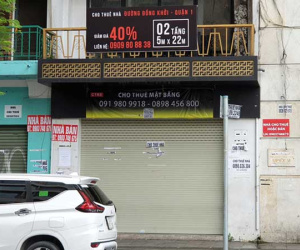 Giá thuê nhà mặt phố lao dốc