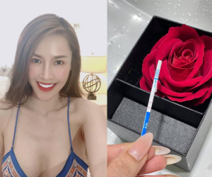 Quế Vân bất ngờ đăng ảnh que thử thai 2 vạch, xác nhận đã mang bầu sau thời gian công khai tình mới