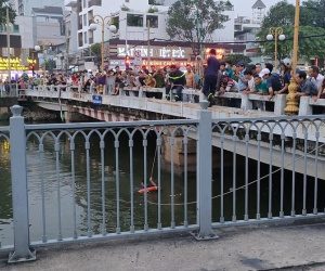 TP.HCM: Người đàn ông bất ngờ nhảy cầu Trần Quang Diệu mất tích