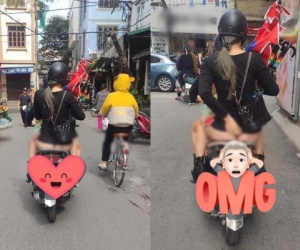 Diện thời trang 'trên đông dưới hè' ra đường, cô gái lấy tay che chắn nhưng vẫn kịp nhận 'rổ gạch đá' của dân mạng