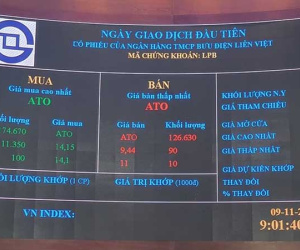 Ngân hàng đua nhau lên sàn