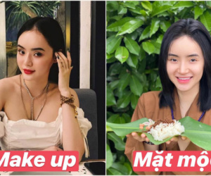 Em gái Angela Phương Trinh ngày càng chăm để mặt mộc, so với lúc make up đúng là khác toàn tập