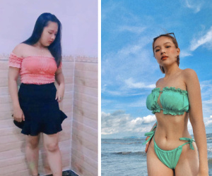 Loạt gái xinh 'lột xác' vì giảm cân quá thành công, có người rũ bỏ tới hơn 20kg lận
