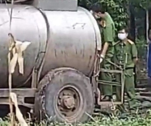 Vụ đôi vợ chồng tử vong trong xe bồn: Trưởng công an tiết lộ nguyên nhân