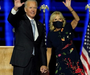 Chồng đắc cử tổng thống, váy bà Jill Biden mặc lập tức sold out