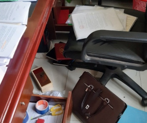Kẻ gian đột nhập trụ sở UBND thị trấn, lấy đi nhiều tiền mặt