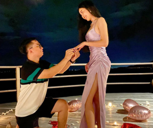 Á hậu Thuý An được bạn trai cầu hôn lãng mạn sau 3 năm hẹn hò kín tiếng, gần hết nhiệm kỳ đã có tin vui