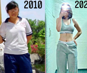 Tham gia 'thử thách 10 năm', cô gái khiến chàng trai năm xưa phải hối hận vì màn dậy thì thành công