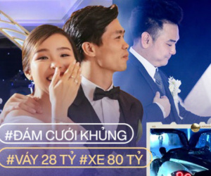 Từ siêu xe 80 tỷ, váy 28 tỷ đến soát khách mời bằng thẻ từ - những điểm siêu đặc biệt chỉ đám cưới khủng mới có!