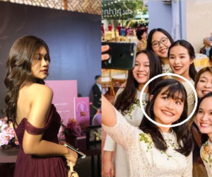 Gái xinh xuất hiện trong đám cưới Công Phượng gây chú ý, hóa ra là em họ từng đi bê tráp đây mà