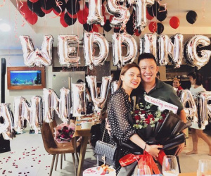 Giang Hồng Ngọc bật khóc khi được ông xã 'là cán bộ nhà nước khô khan' tổ chức kỷ niệm 1 năm ngày cưới