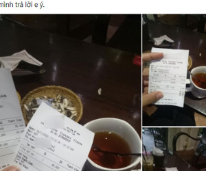 Khách dễ tính vào quán order 'trà gì cũng được' nhưng lại bức xúc khi nhân viên in bill không đúng ý, cư dân mạng chẳng bênh còn mắng ngược