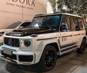 Minh 'nhựa' lột xác 'con cưng' Mercedes-AMG G63 Edition 1 với bộ bodykit Brabus hầm hố