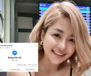 Đặt trạng thái hẹn hò rồi xóa đi, Trâm Anh ngấm ngầm 'hoa đã có chủ'