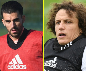 David Luiz đấm Ceballos chảy máu mũi trên sân tập