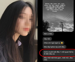 Ngủ quên không kịp trả lời tin nhắn của người lạ, sáng hôm sau, cô gái kinh ngạc vì chàng trai xả một tràng dài như đoạn sớ
