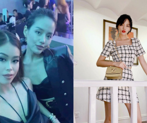 Đọ sắc với con gái tỷ phú, Khánh Linh để lộ vóc dáng gầy gò khiến fan lo lắng
