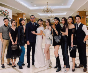 Việt Anh, 'cá sấu chúa' Quỳnh Nga, Phanh Lee và hội bạn bè nổi tiếng quy tụ trong tiệc mời cưới của MC Thu Hoài