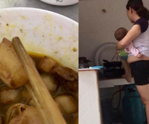 Mải chăm con nhỏ ốm, nàng dâu bật khóc khi thấy mâm cơm mẹ chồng để dành