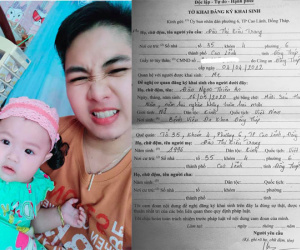 'Người đàn ông đầu tiên tại Việt Nam mang bầu' chia sẻ hình ảnh đi làm giấy khai sinh cho con nhưng phần ghi tên người mẹ gây bất ngờ hơn cả