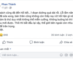 Tổng giám đốc Saigon Square - Phan Thành 'dọn sạch' status nặng tình để cưới vợ, đọc lại vẫn thấy da diết quá!