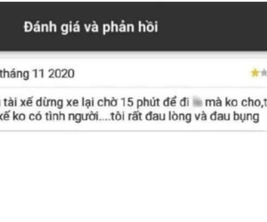 Nhận về pha đánh giá 1 sao tàn nhẫn nhất giới xe ôm công nghệ, cả bác tài lẫn dân mạng đều cạn lời