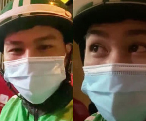 Khoe 'nhận cuốc' trúng trai đẹp ship hàng, 2 nam tàn xế dắt tau nhau đi giao hàng khiến dân tình cười ngã ngửa