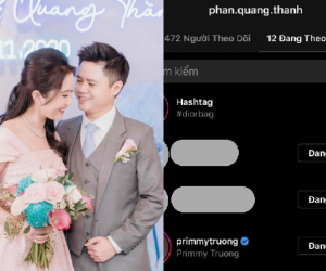 Phan Thành follow Primmy Trương, nhưng phản ứng phía nhà gái khiến dân tình tò mò