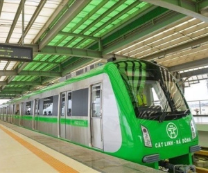 Sắp chạy thử tuyến đường sắt Cát Linh-Hà Đông