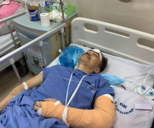 Vụ chiếc thang máy 'vô duyên' khiến người đàn ông nguy kịch: Nạn nhân vẫn chưa thể ăn uống được, gia đình phẫn nộ với sự bất cẩn của chủ đầu tư